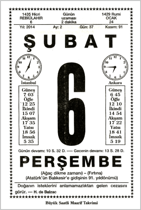 6 subat